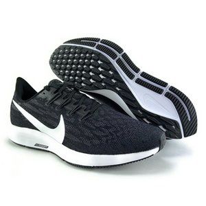 Air zoom pegasus 36 womens black white-thunder grey hot sale
